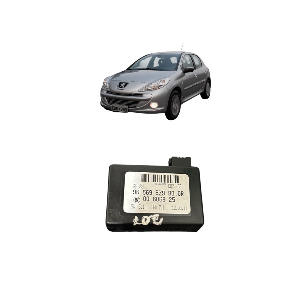 Módulo Sensor Chuva Peugeot 06 A 12   207 9656957980 - Imagem 1