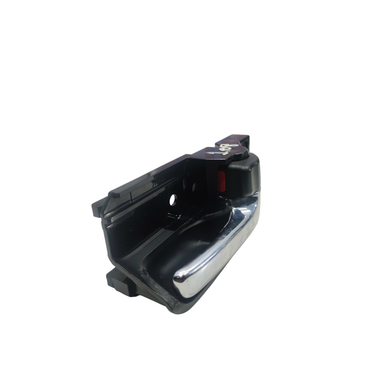 Maçaneta Interna Direita Preta Cromada Toyota Hilux Original Preta Dianteira - Imagem 2