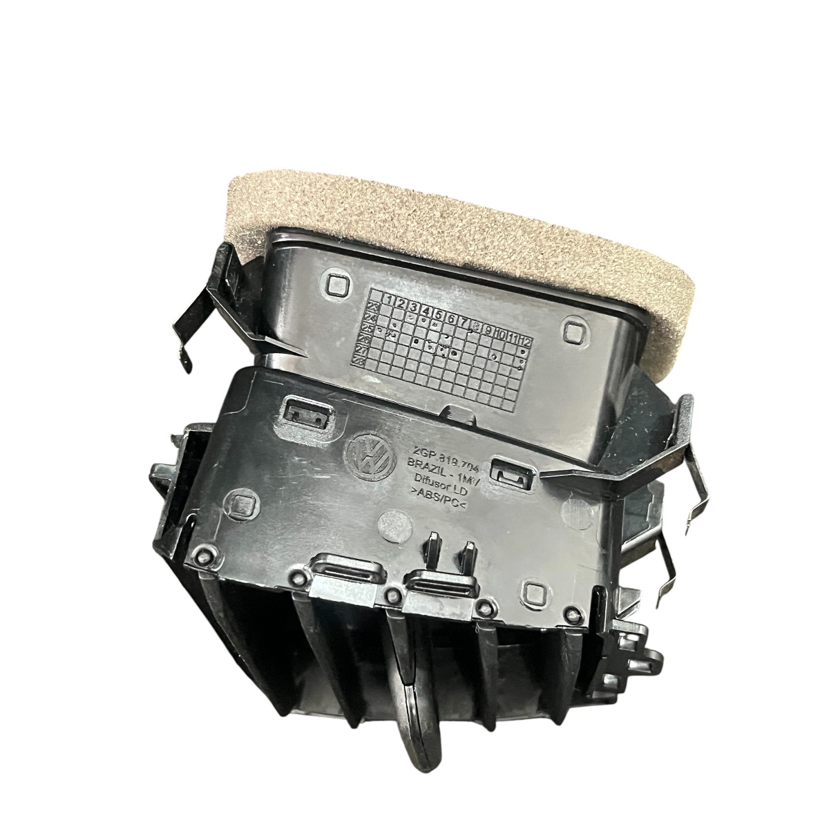 Difusor Ar Lateral Direito Original Vw Nivus T-Cross 2Qh8197 - Imagem 2