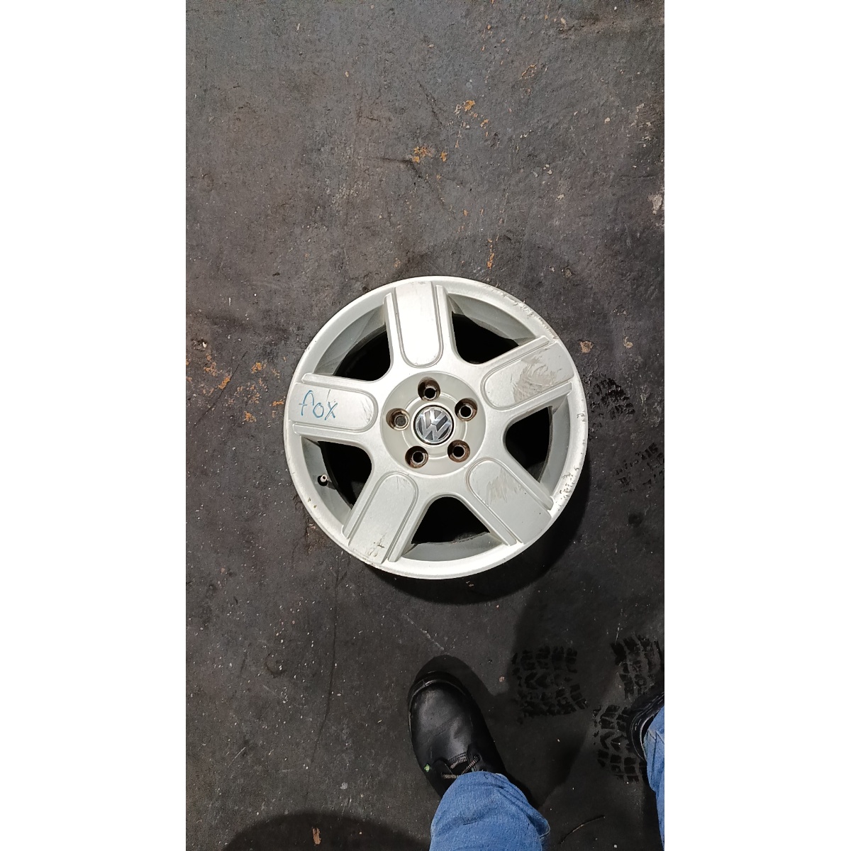 Roda De Liga Aro 15 Vw Crossfox Original Avulsa Unidade - Imagem 3