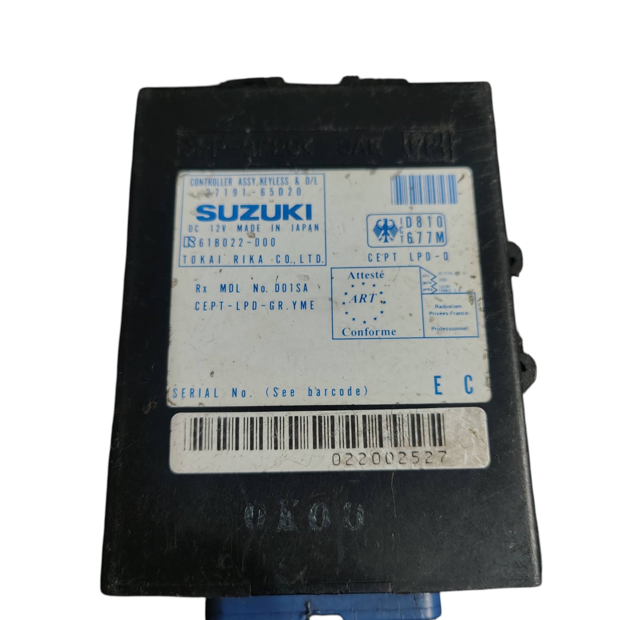 MÓDULO TRAVA ELÉTRICA SUZUKI GRAND VITARA 3719165D20 - Imagem 3