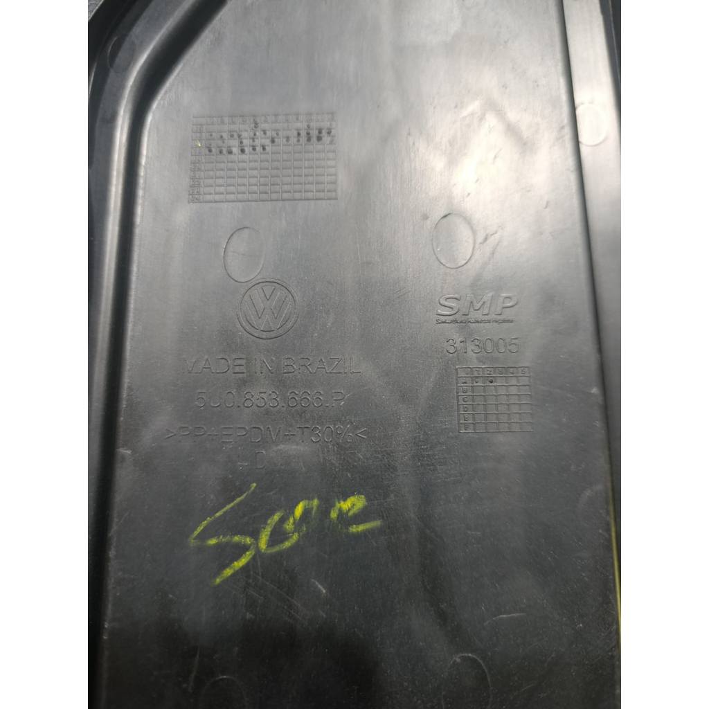 Moldura Farol De Milha Lado Esquerdo Vw Gol 2021 5u085366... Esquerdo - Imagem 3