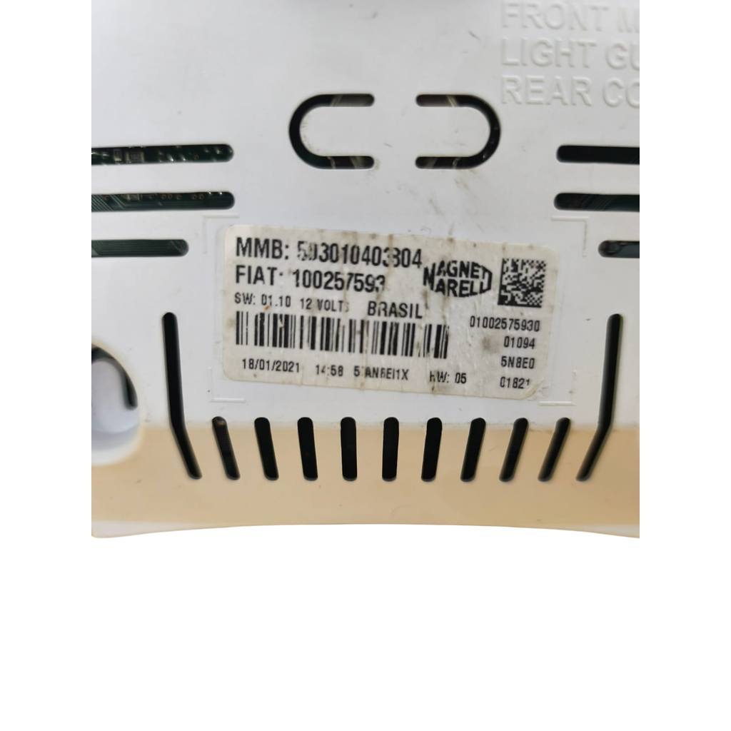 Painel Instrumentos Fiat Strada 2020/2024 Original 100257593 - Imagem 3