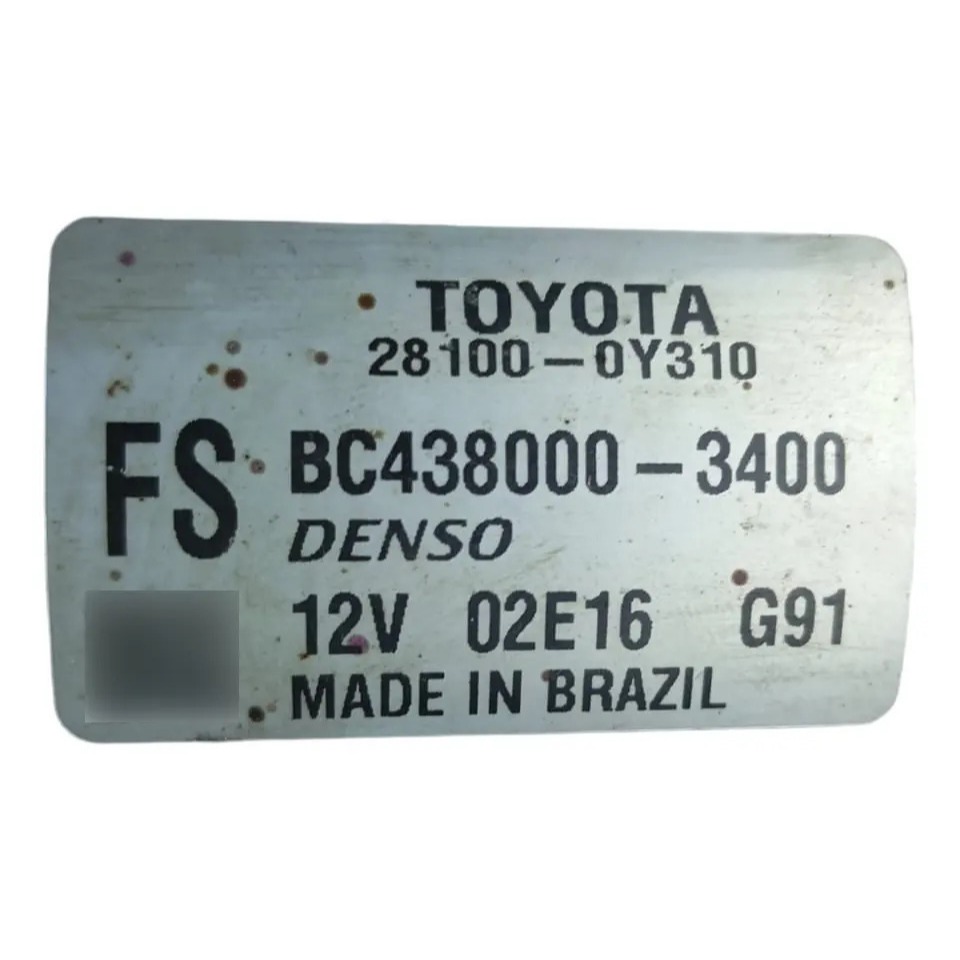 Motor De Arranque Partida Toyota Yaris - Imagem 3