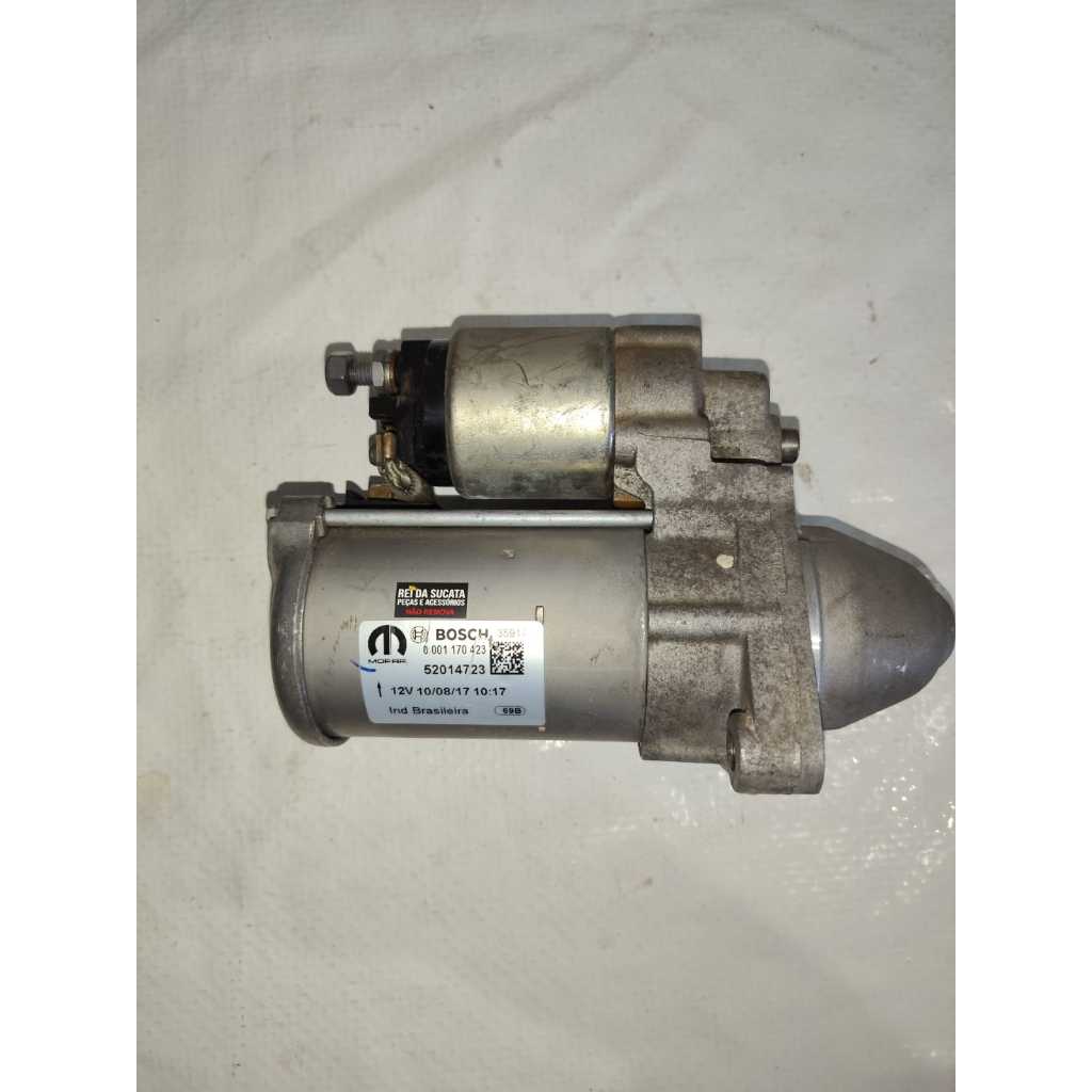 Motor De Partida Arranque Jeep Renegade 1.8 Flex Original Bosch 0001121439 10 Dentes 2015 A 2021 - Imagem 4