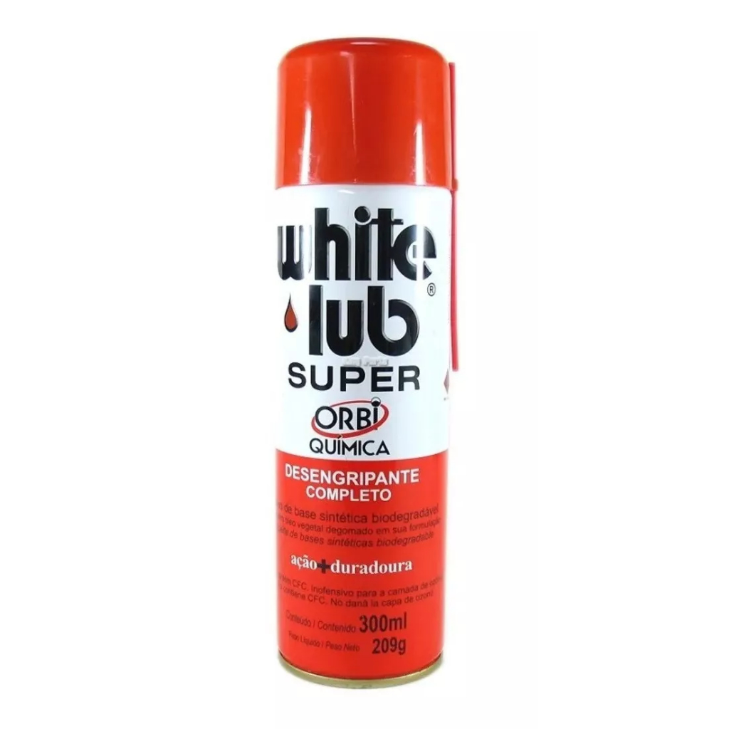 White Lub Desingripante Lubrificante 300ml 2x unidades - Imagem 4