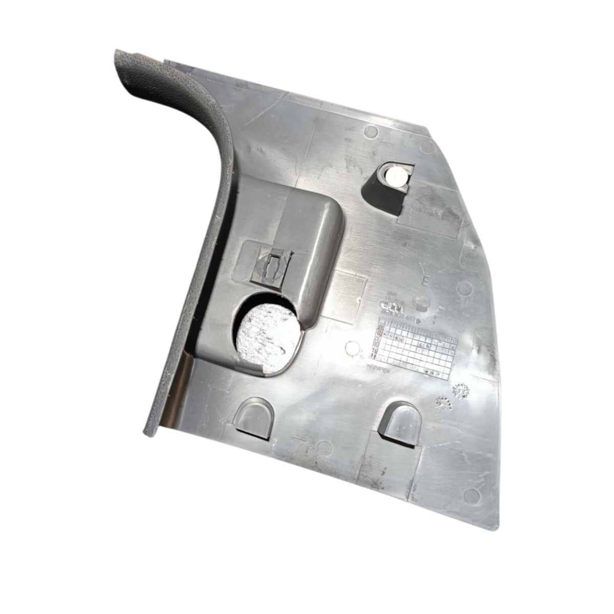 Moldura Soleira Porta Dianteira Esquerda Vw Polo 2008/2014 Prata - Imagem 3