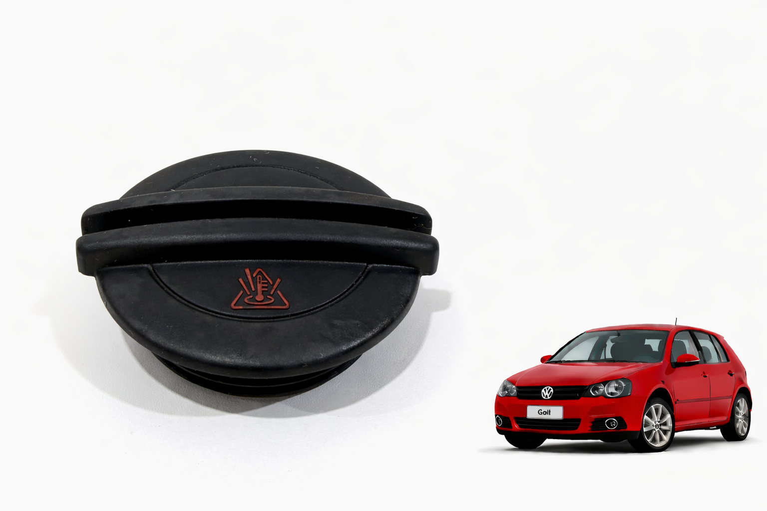 Tampa Reservatório de Radiador VW Golf 3C0121321 - Imagem 1