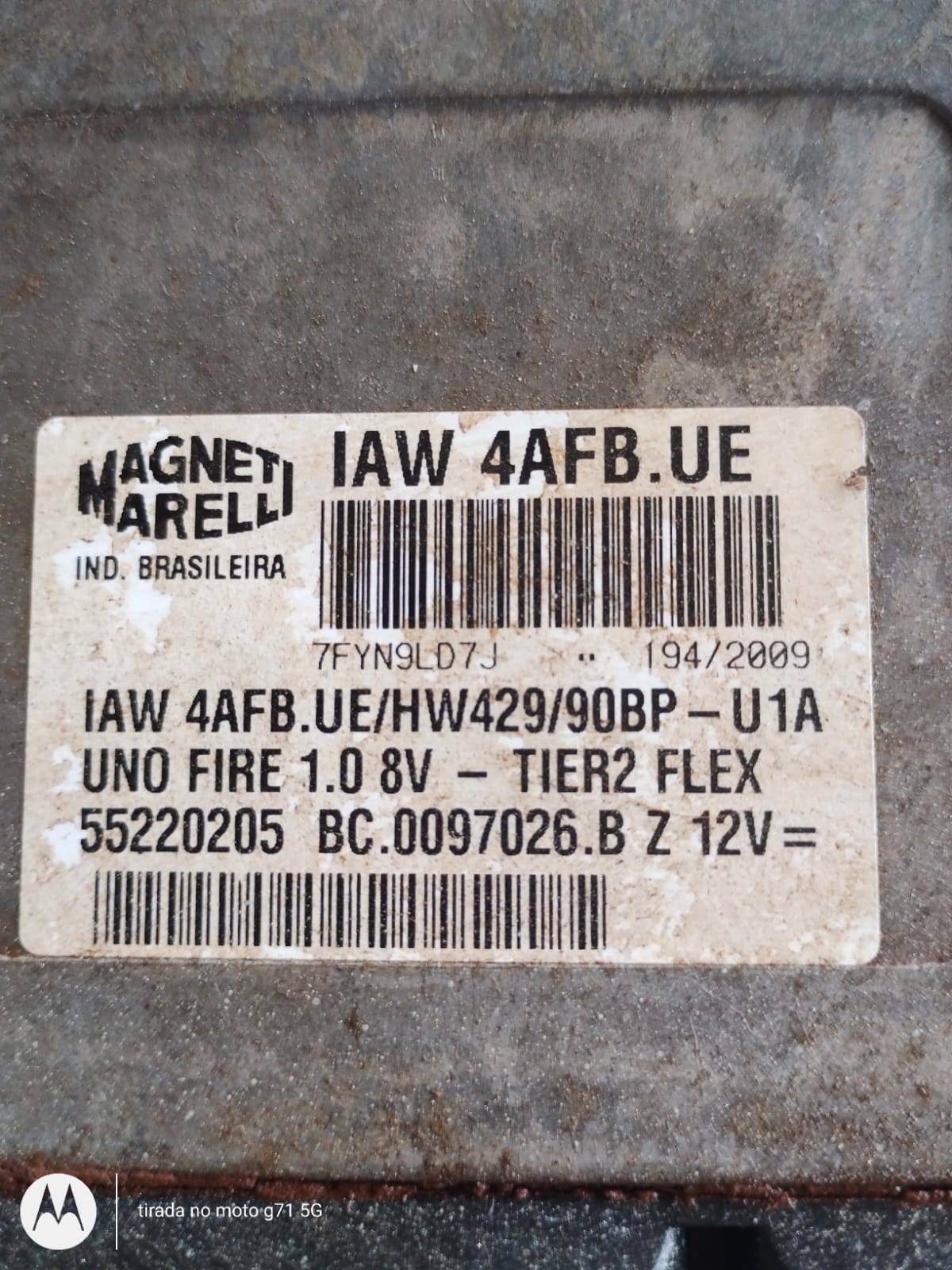 Módulo de Injeção Fiat Palio IAW 4AB.UE - Imagem 1