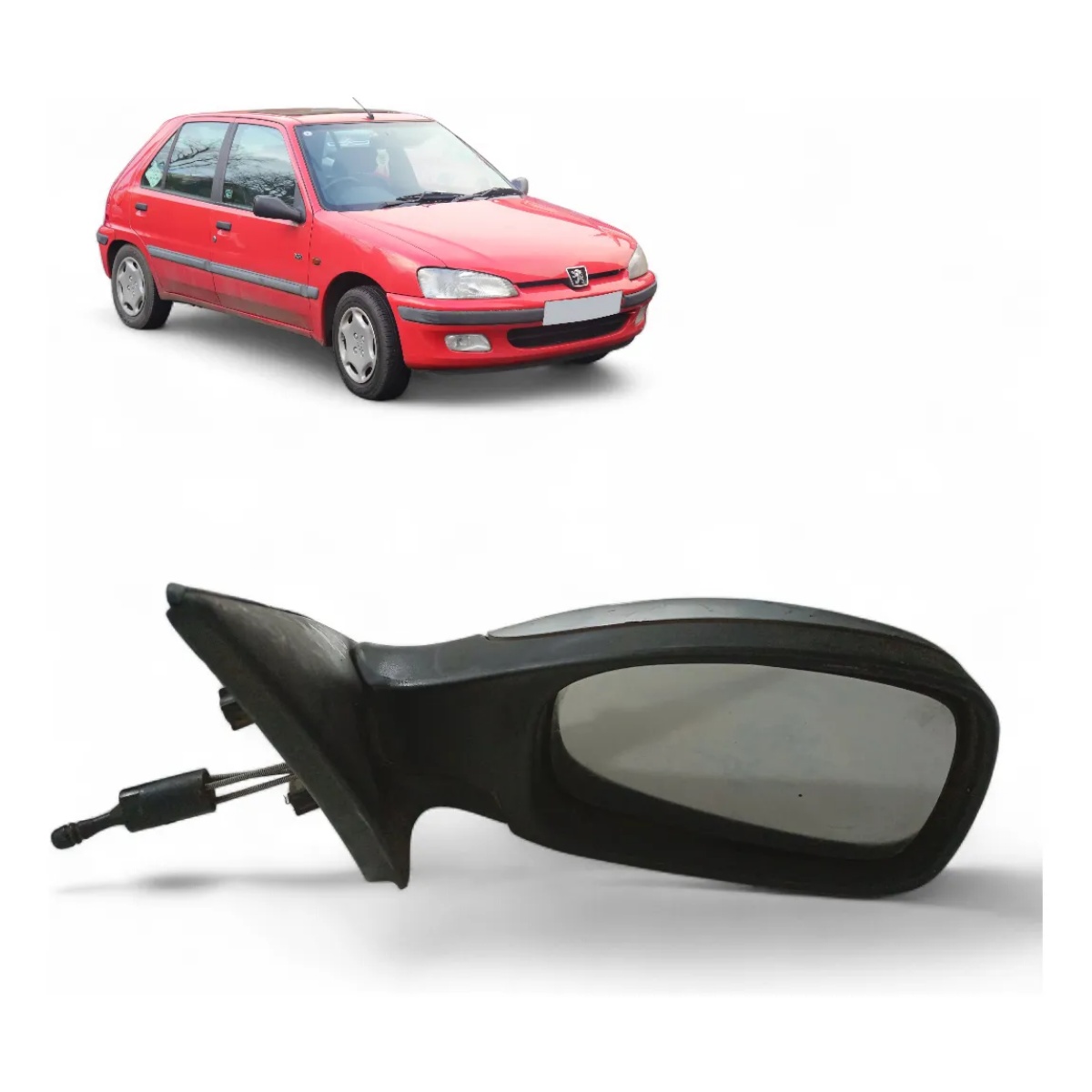 Retrovisor Lateral Direito Peugeot 106 (1992 A 1996) Orig