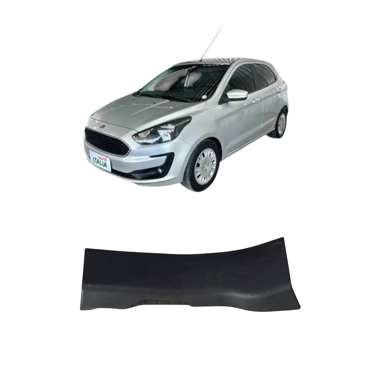 Moldura Soleira Traseira Direita Ford Ka 18-2021 E3b5a13244 Preto