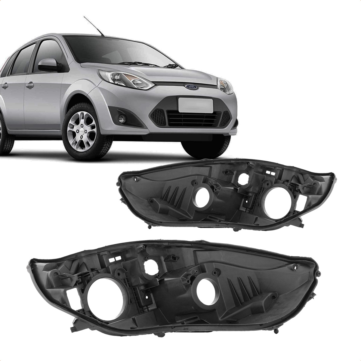 FAROL FIESTA ROCAM CROMA 2010 / 2014 LE @
