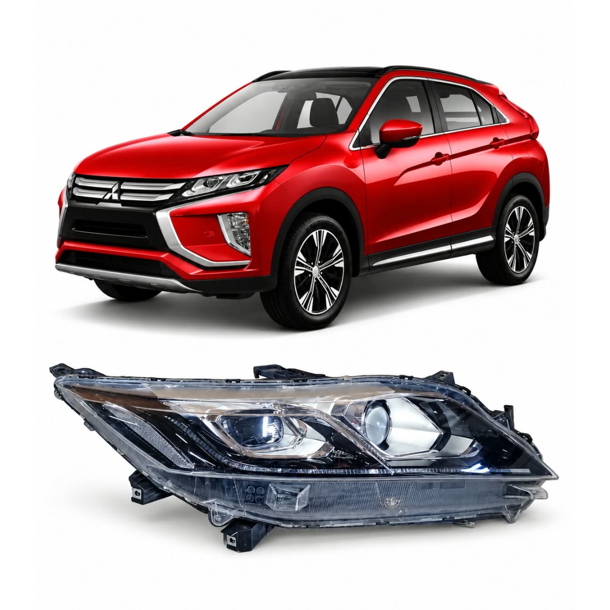 Farol Direito Mitsubishi Eclipse Cross 2019 A 2022 Original - Imagem 10
