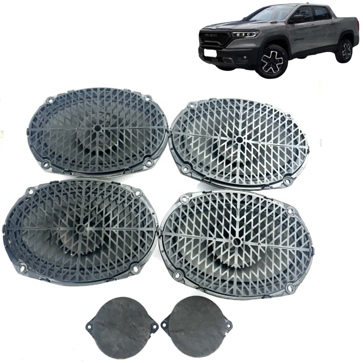 Kit Completo Som Painel e Portas RAM Rampage  2024 e 2025