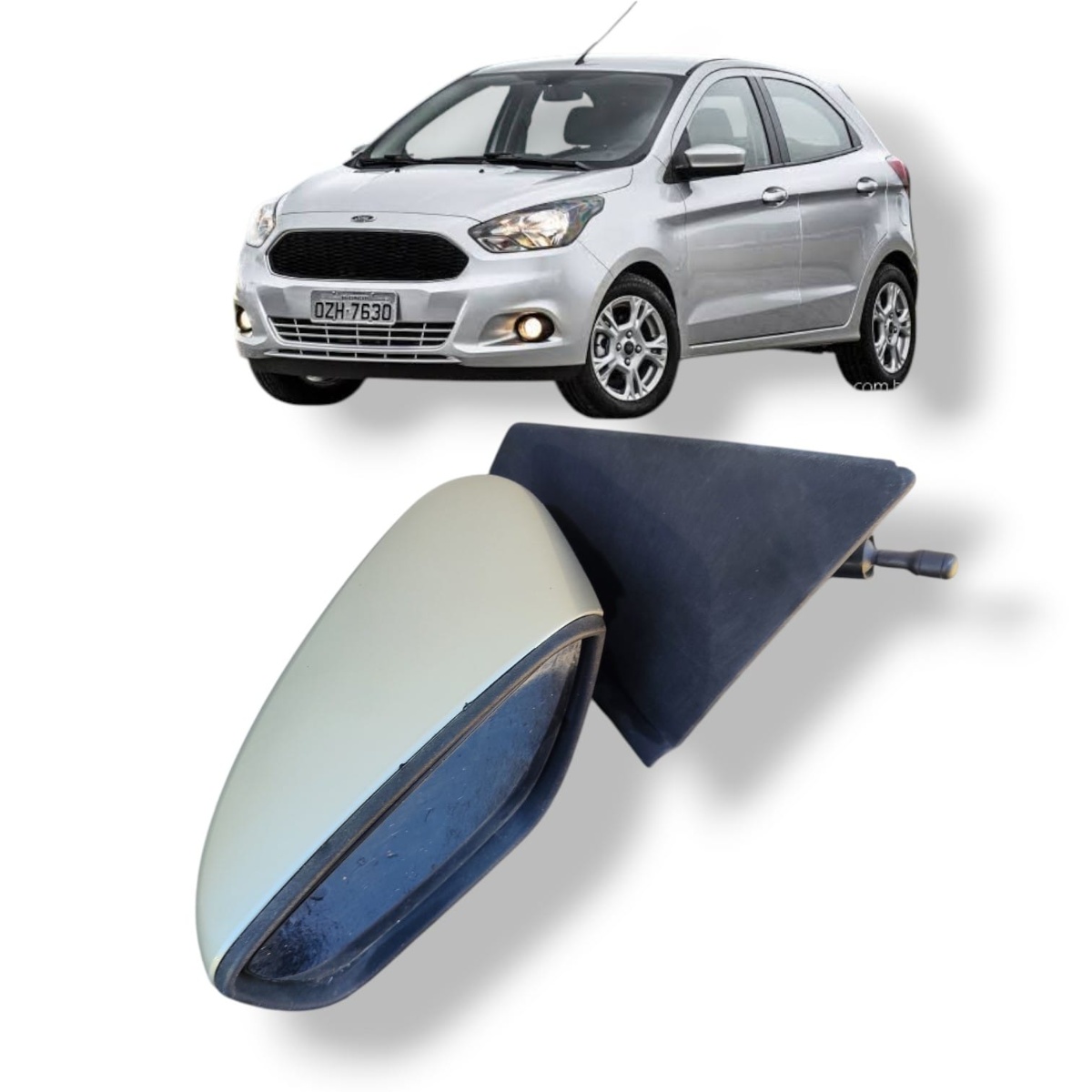 Retrovisor Manual Direito Ford Ka 2015 A 2021 - Imagem 1