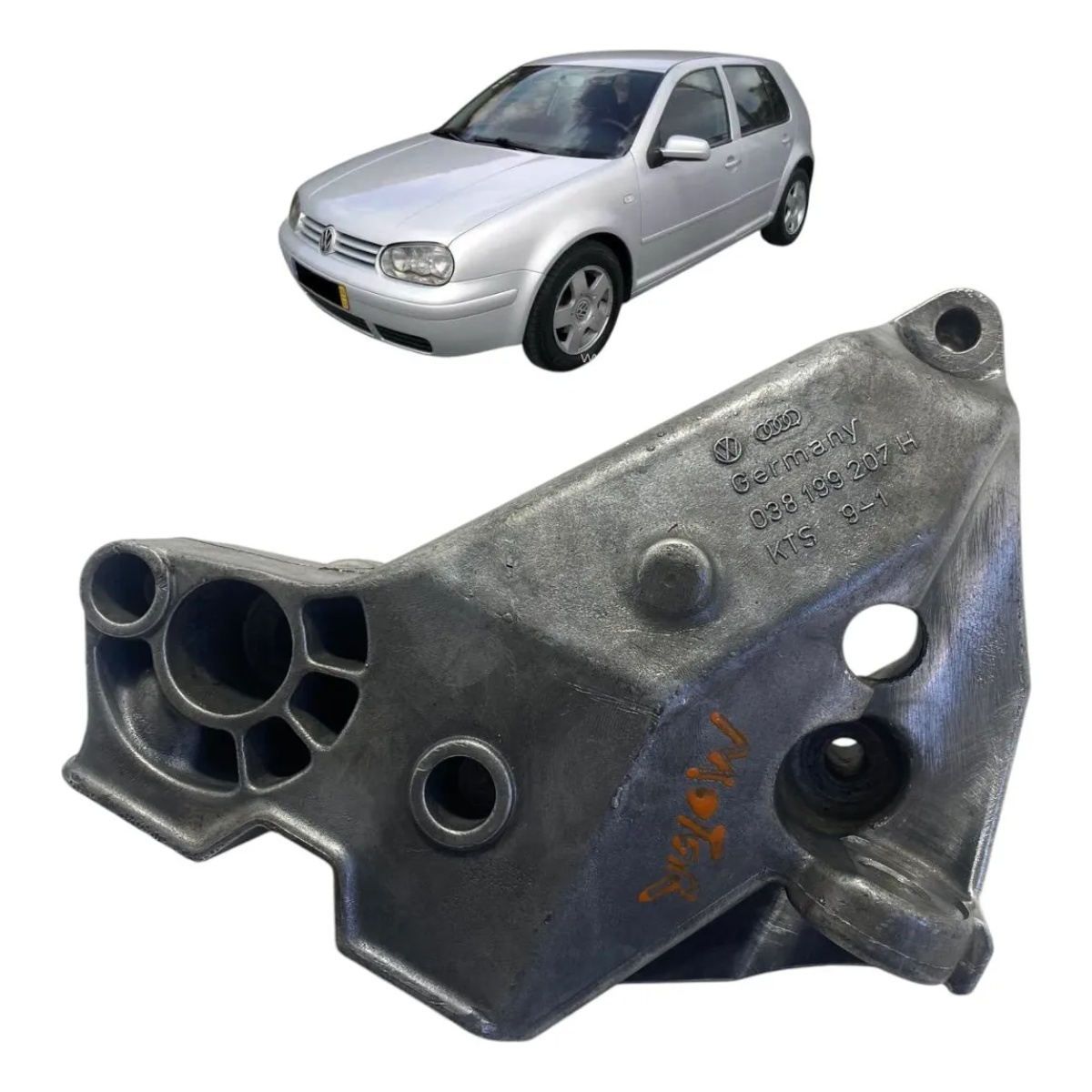 Suporte Do Coxim Direito Motor Audi A3 Golf Bora 038199207h