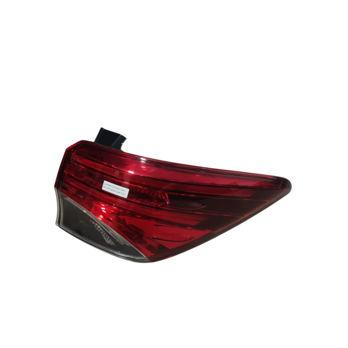 Lanterna L.d Hilux Sw4 16/19 Canto Led Original Esquerdo/motorista Vermelho E Cristal