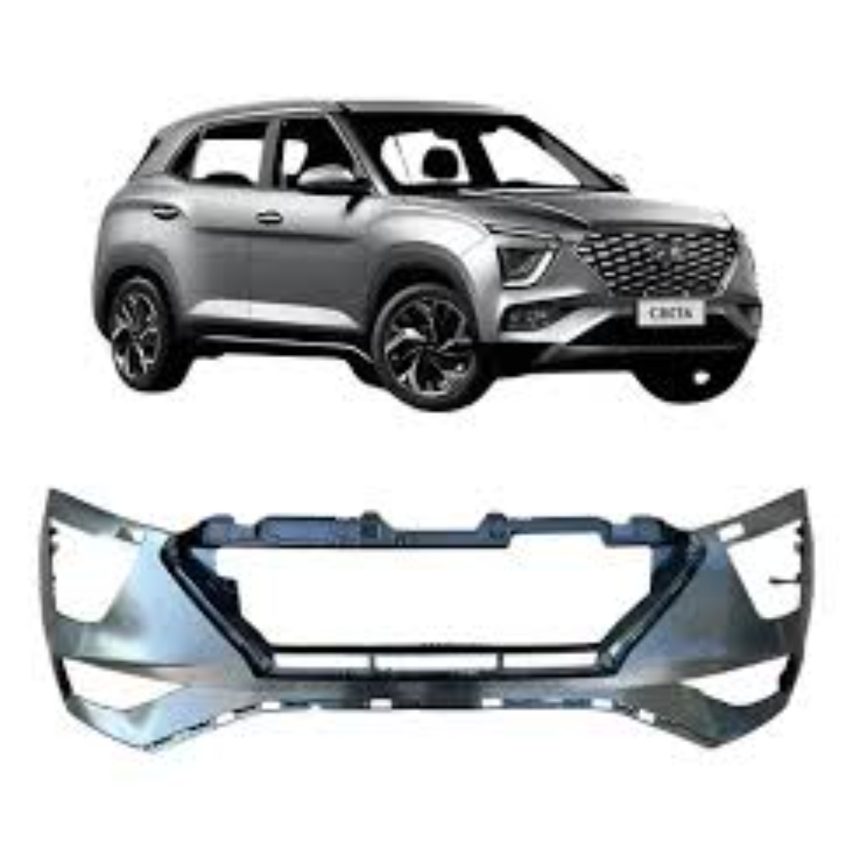 Grade Parachoque Dianteiro Hyundai Creta 2022 a 2024