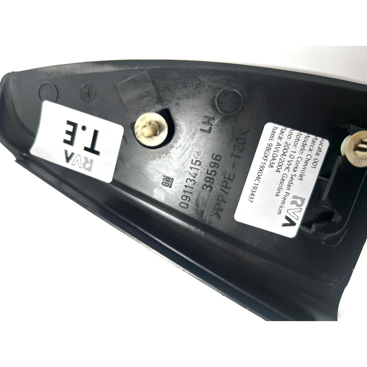 Acabamento Externo Porta Traseira Esquerda Corsa Sedan 2004 - Imagem 5