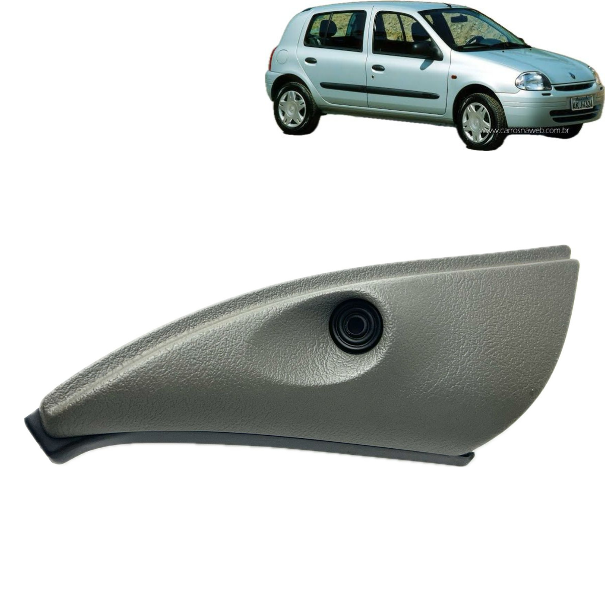 Acabamento Retrovisor Esquerdo Renault Clio RN 2002 - Imagem 1