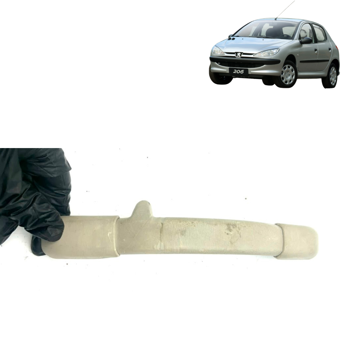 Alça Teto Pqp Puxador Peugeot 206 1.4 2006 Original