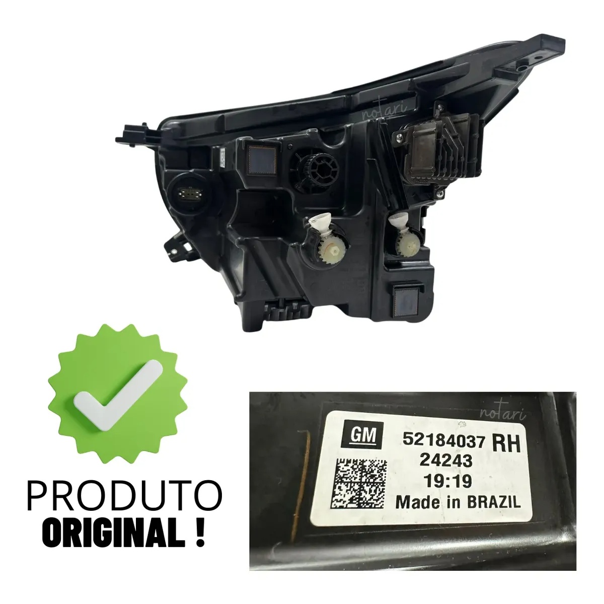 Farol Direito Spin 2025/2026 Original com Led trocado - Imagem 4