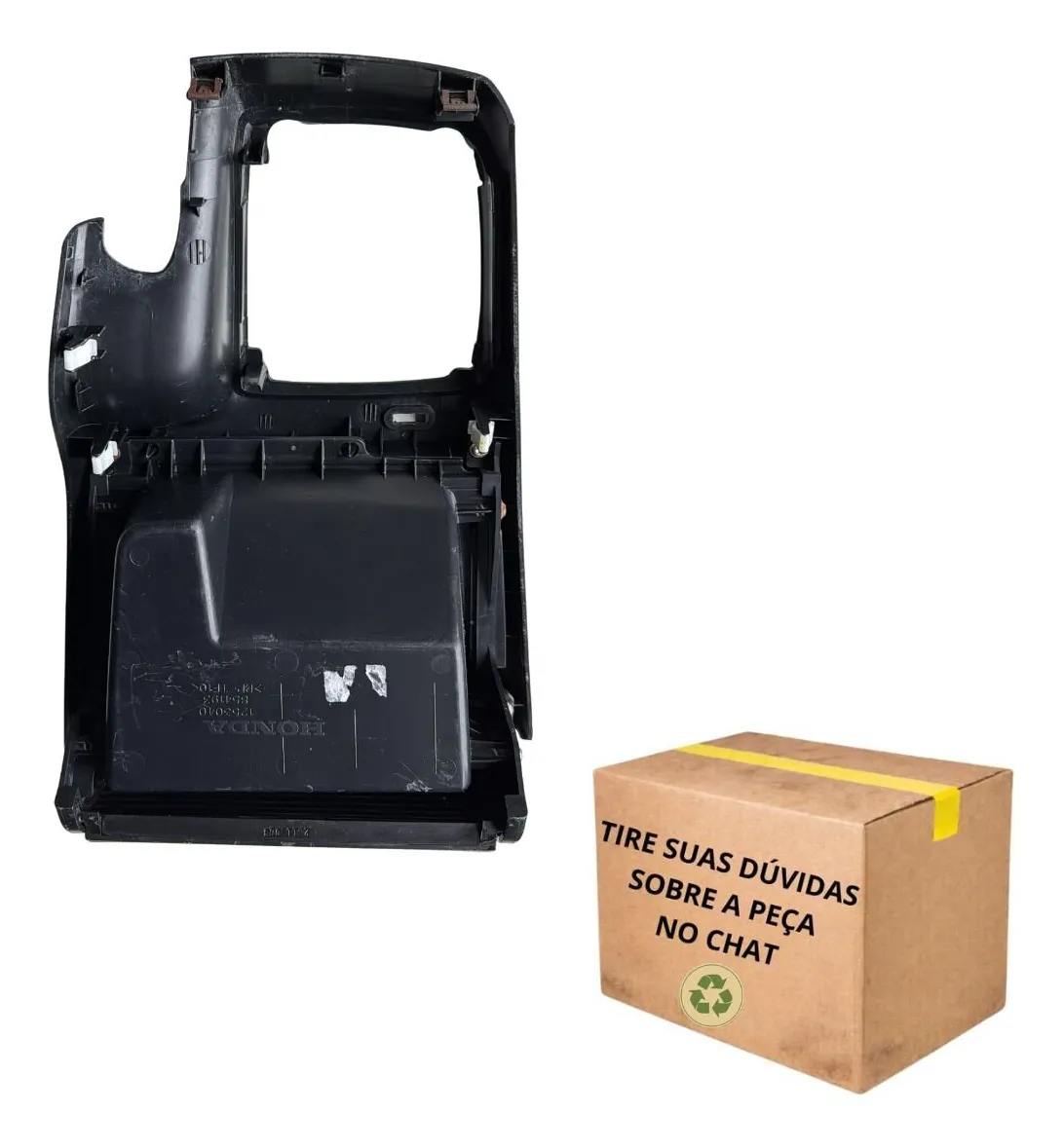 Moldura Central Porta Objetos Honda Civic 2007 2009 2011 - Imagem 3