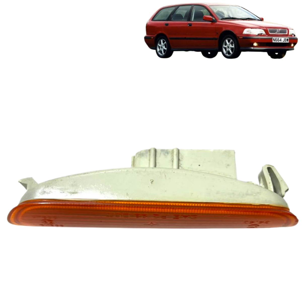 Lanterna Pisca Indicadora Lateral Direita Volvo V40 1998 Direito Amarelo