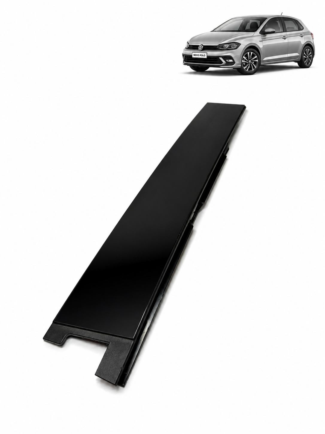 Acabamento Coluna Traseira Esquerda VW Polo 2G6839901C - Imagem 1