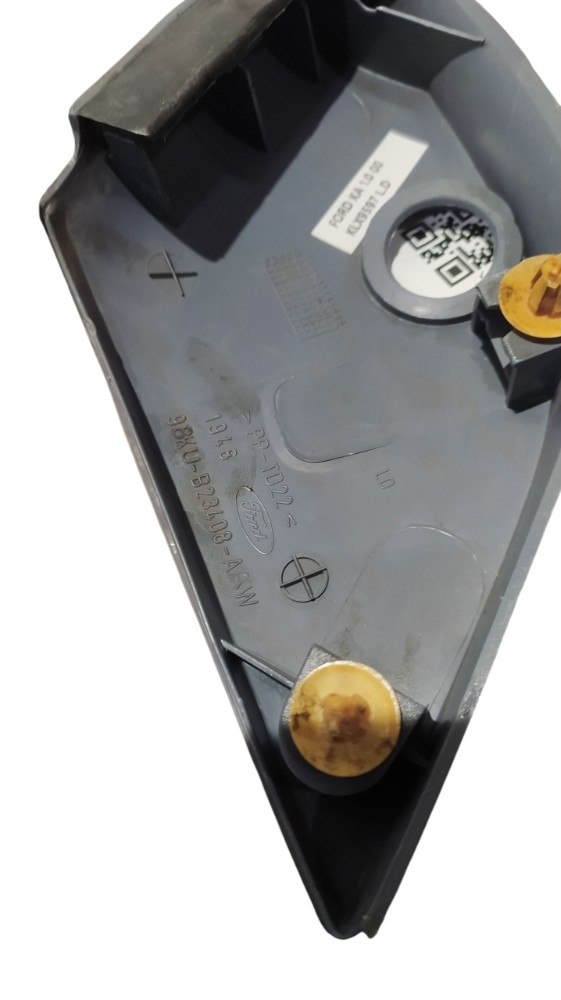 Moldura Interna Retrovisor Lado Direito Ford Ka 97/99 Cinza - Imagem 5