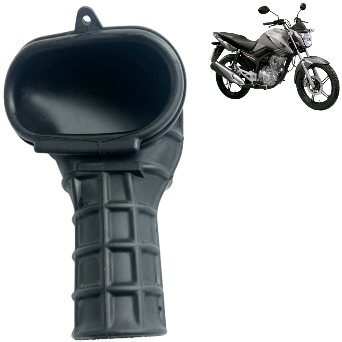 Condutor Tampa Filtro Ar Moto Honda CG 160 2016 a 2025