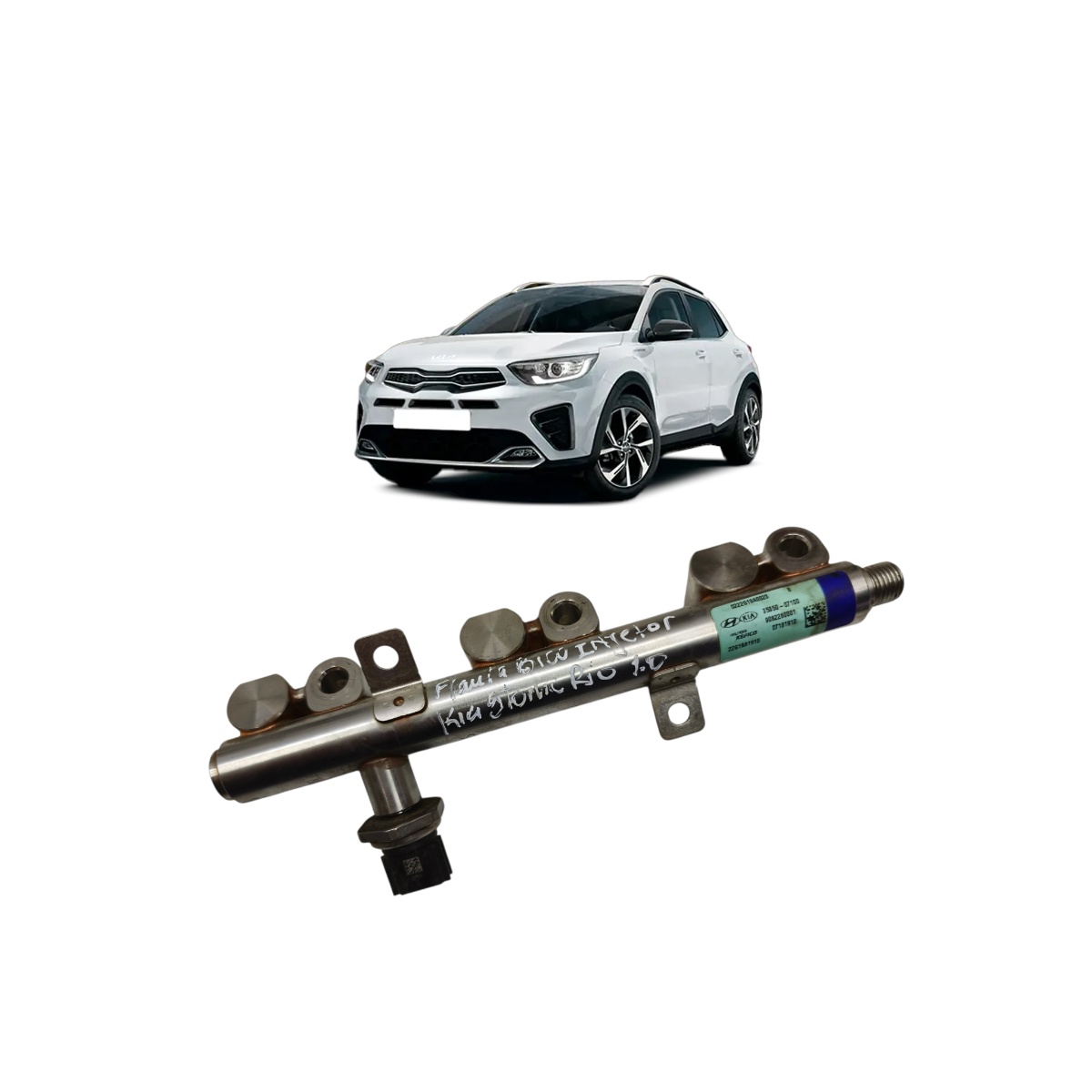 Flauta Bico Injetor Rampa Kia Stonic Rio 1.0 3535007100
