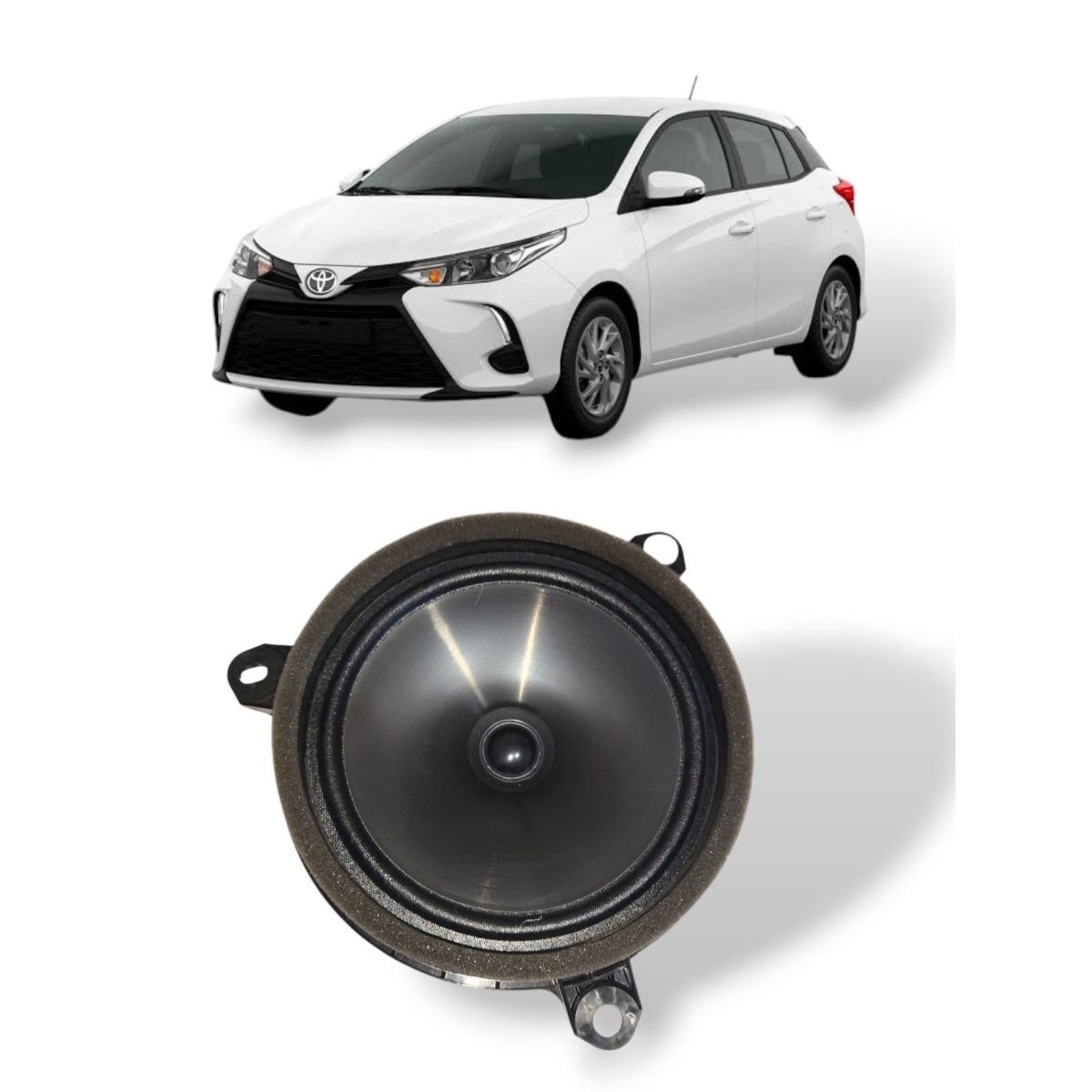 Alto Falante Da Porta Toyota Yaris 2025 Preto - Imagem 1