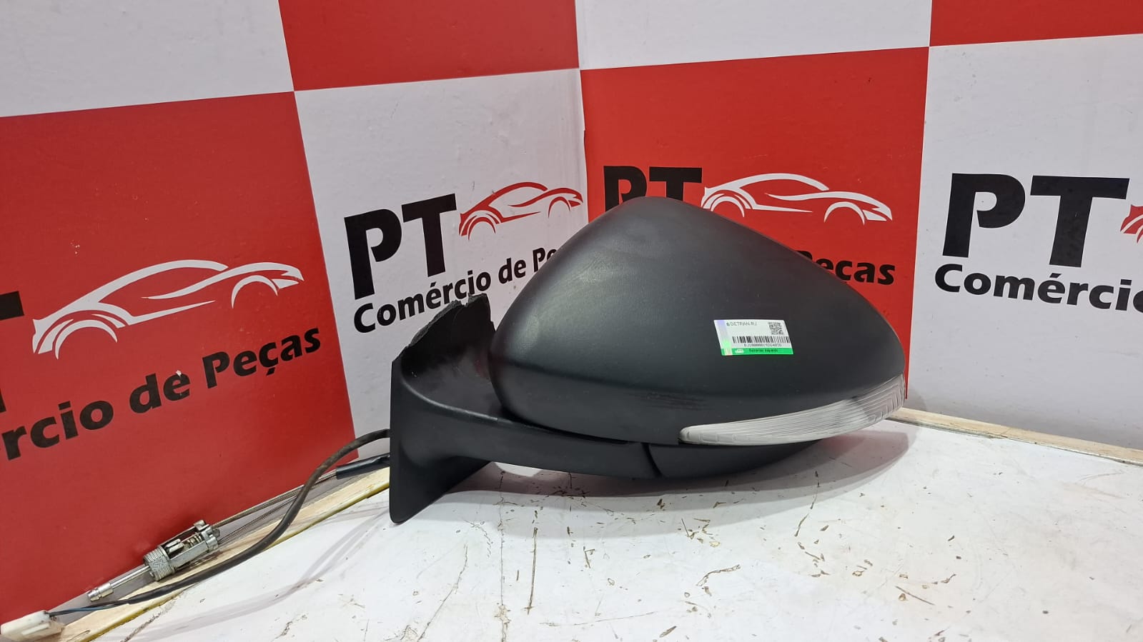 Retrovisor Fiat Strada 1.4 2024 lado esquerdo com pisca - Imagem 1