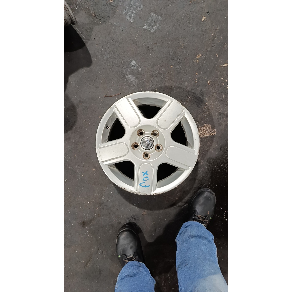 Roda De Liga Aro 15 Vw Crossfox Original Avulsa Unidade - Imagem 9