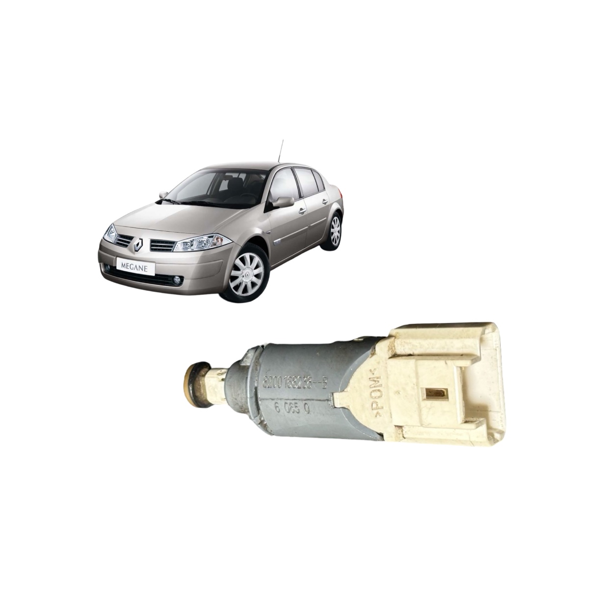 Interruptor De Freio Renault Megane  8200168238 2001 - Imagem 2