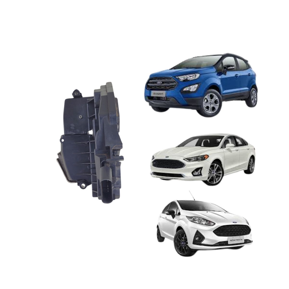 FECHADURA ELÉTRICA PORTA DIANTEIRA DIREITA FORD 2012/2021IN.