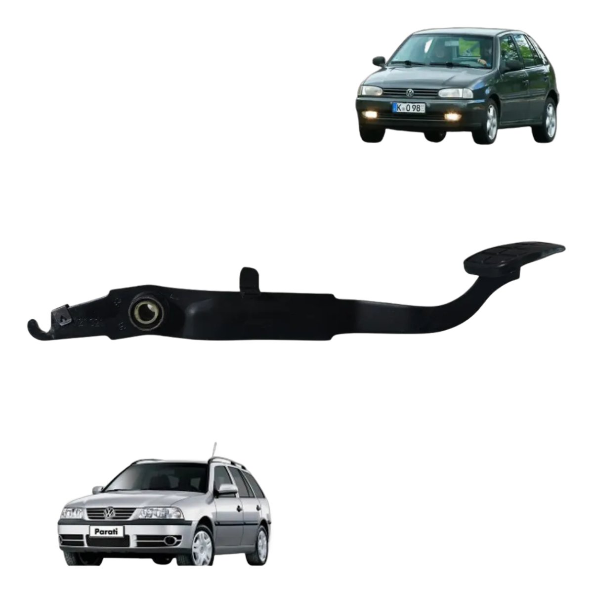 Pedal Embreagem Vw Gol G3 Parati Saveiro 1.0 8v 1999/2005