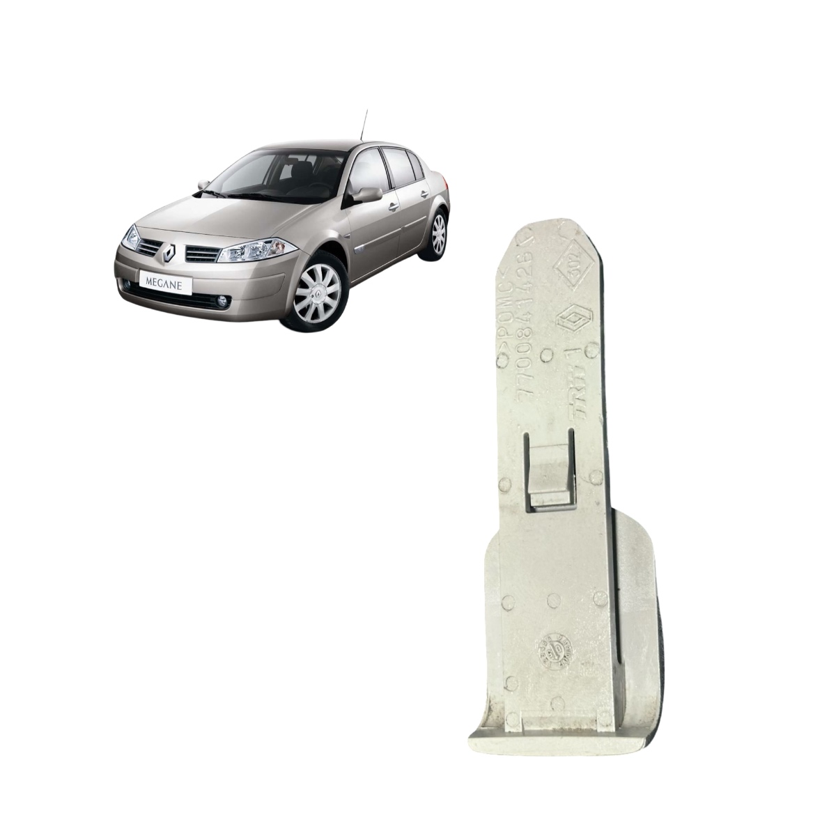 Presilha Vidro Traseiro Renault Megane 07 A 11 7700841426 - Imagem 3