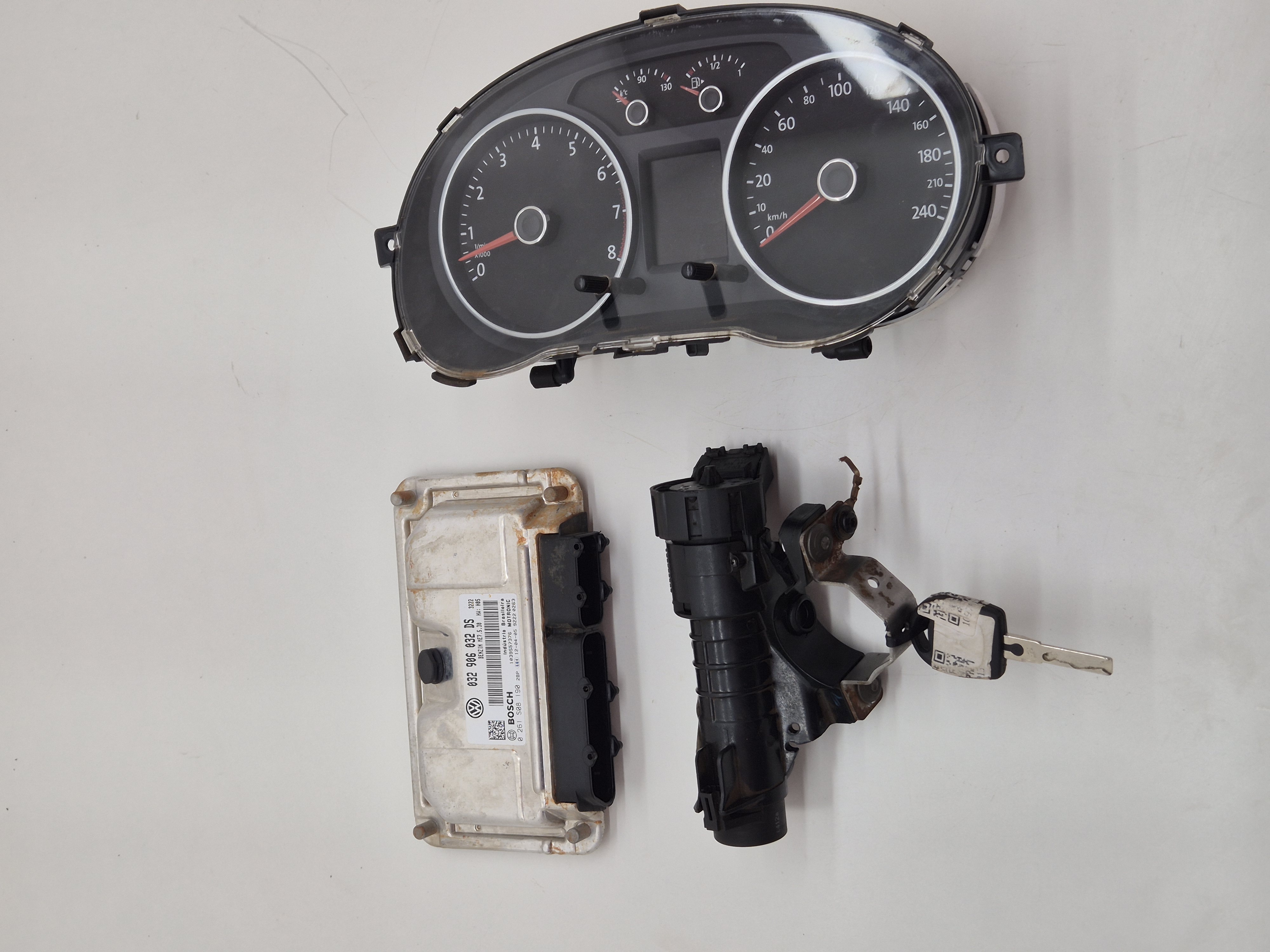 Kit Code Modulo injecao Vw Gol voyage saveiro 1.6 2012 - Imagem 1