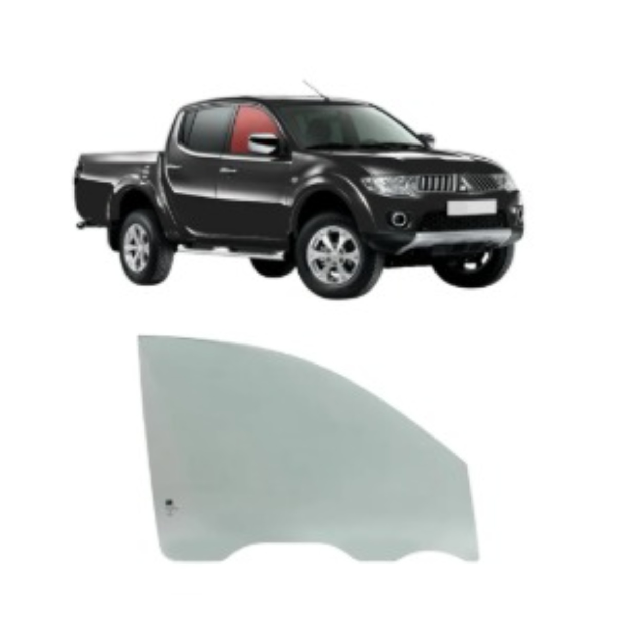 Vidro Porta Dianteira Direito L200 Triton 08/16