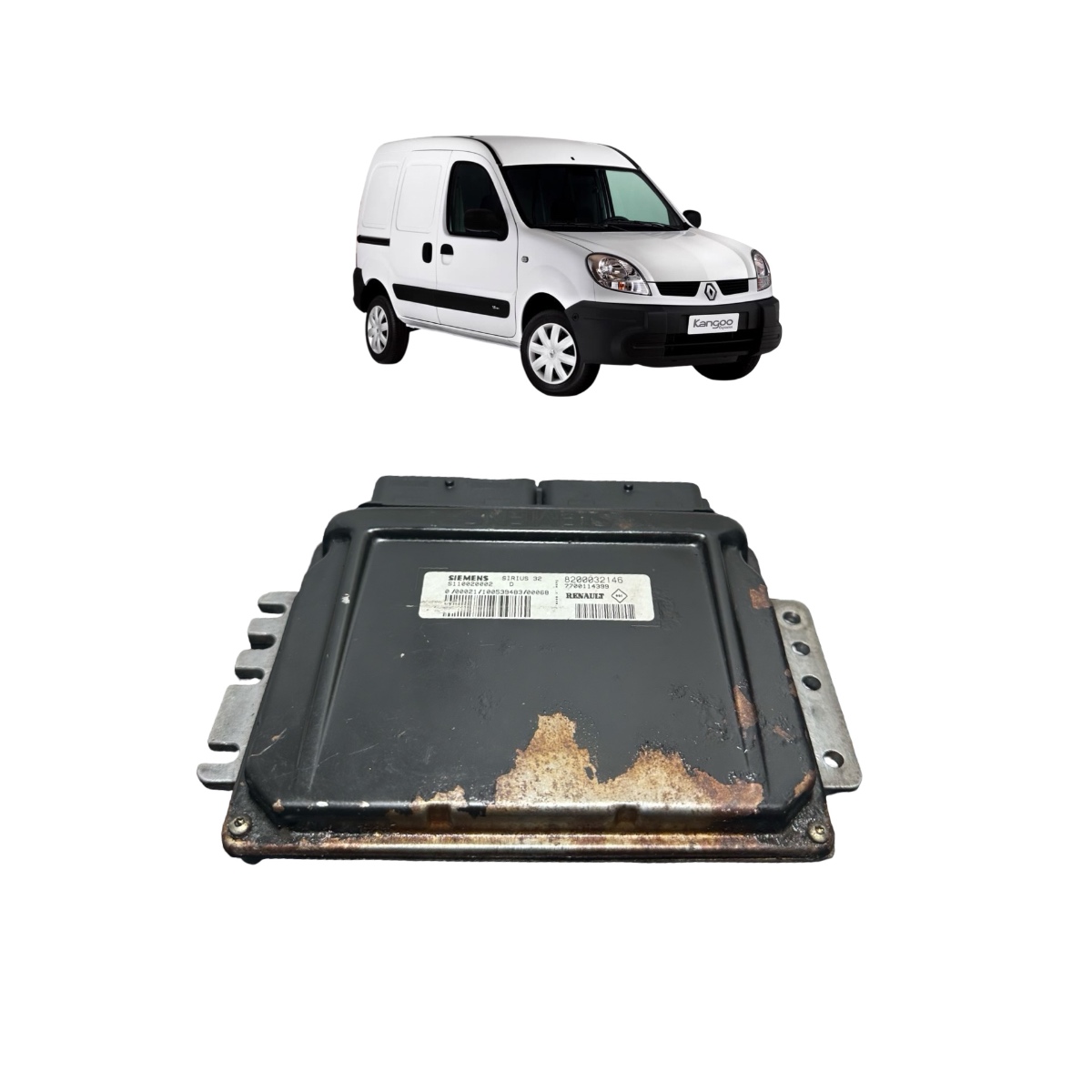 Módulo Injeção Renault Kangoo 1.6 8v 2001/2003 8200032146 - Imagem 5