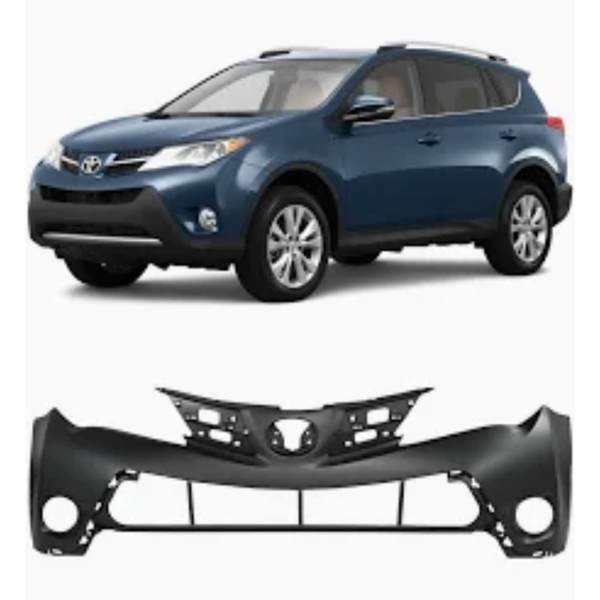 Parachoque Dianteiro Toyota Rav4 2013 a 2016