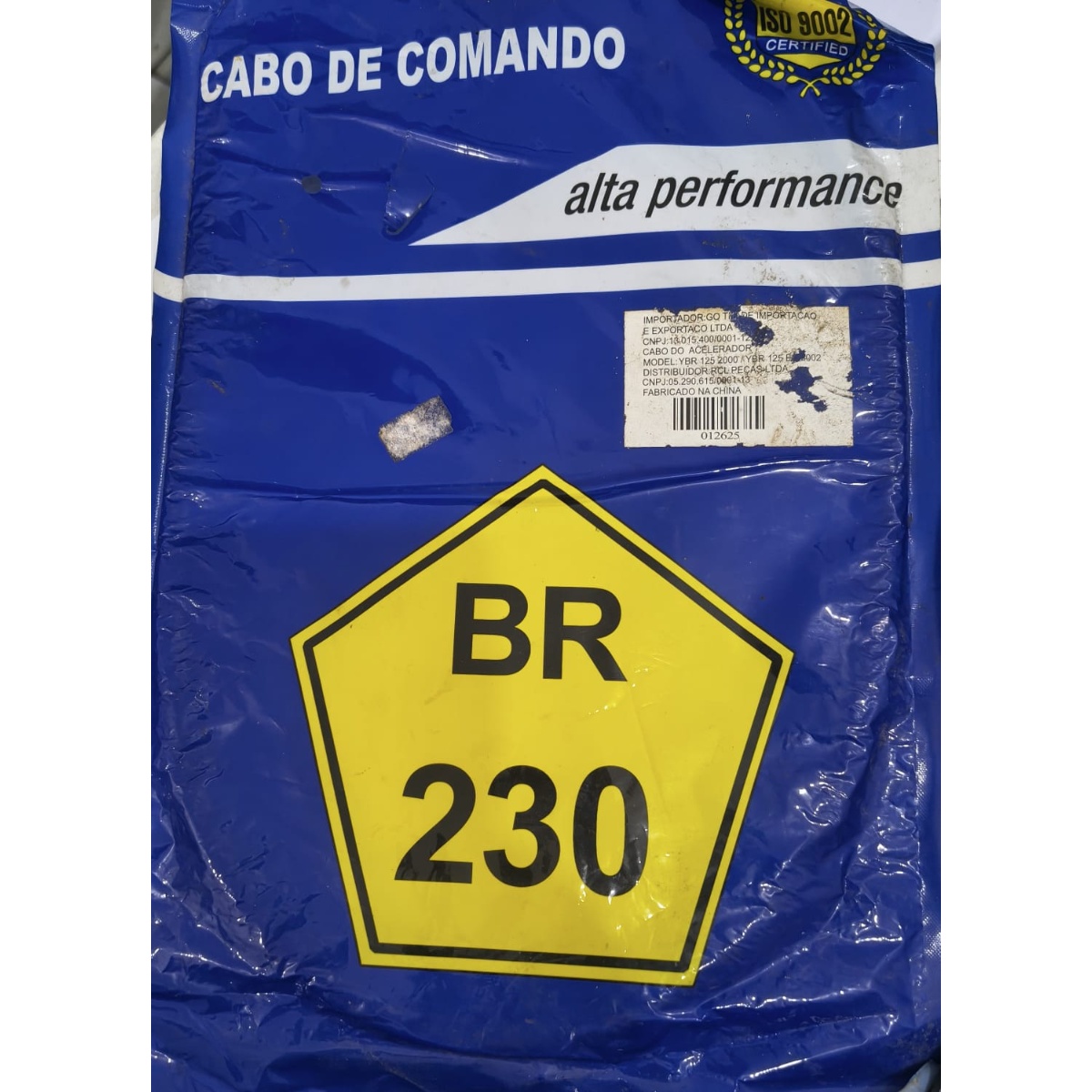 Cabo Acelerador YBR 125 - Imagem 1