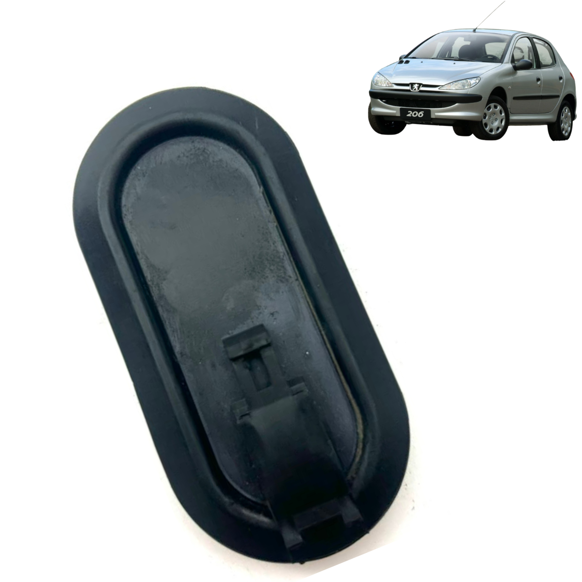 Tampa Interna Retrovisor Lado Esquerdo Peugeot 206 1999 Á 12