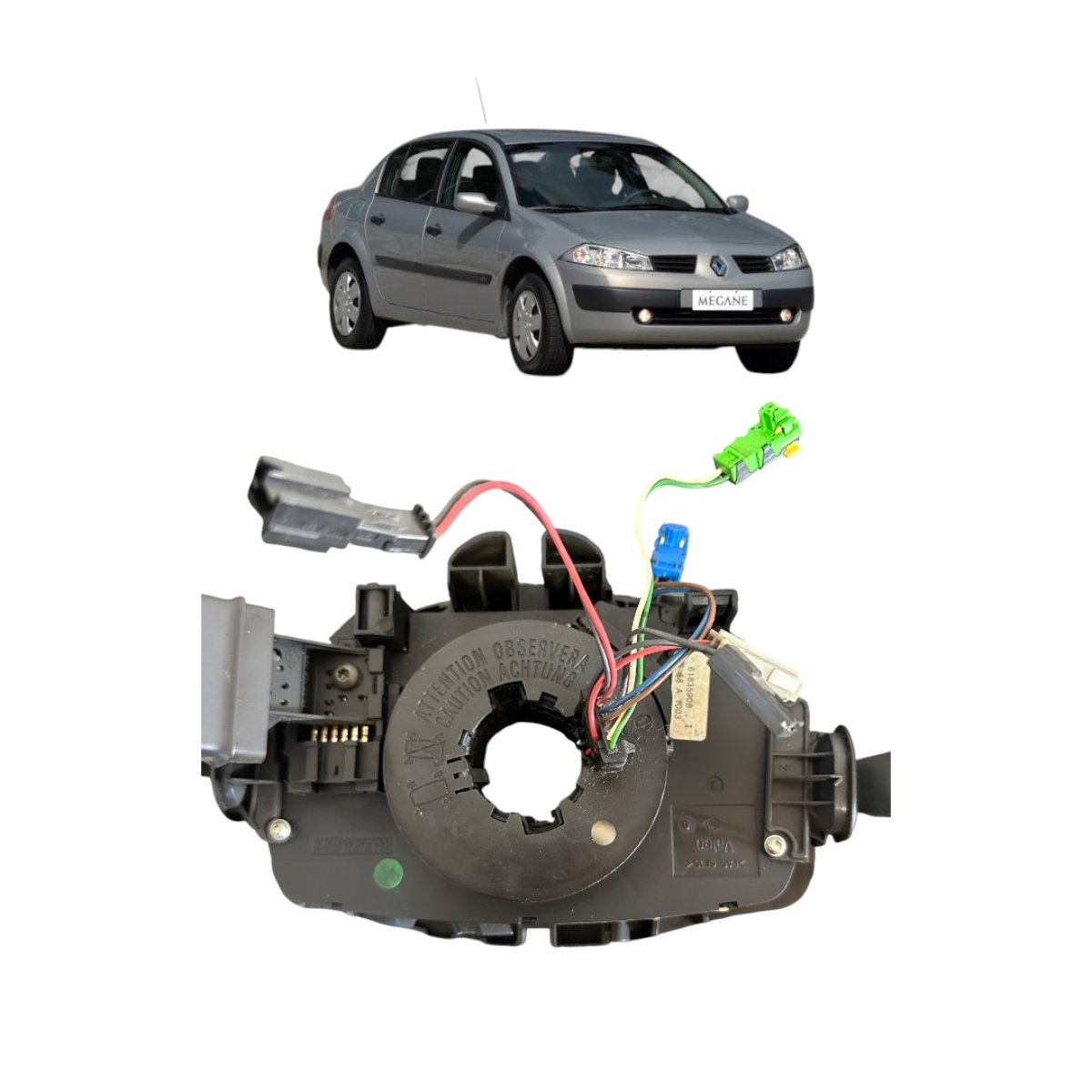 Chave De Seta Renault Megane 2006/2012 61835908 Original 1.6 - Imagem 3