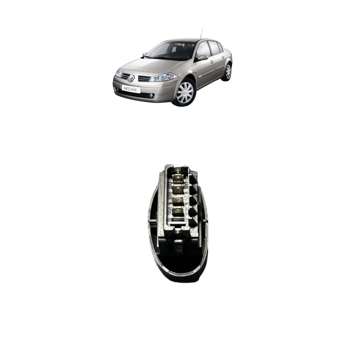 Botão Desembaçador Renault Megane 1999/2008 Original