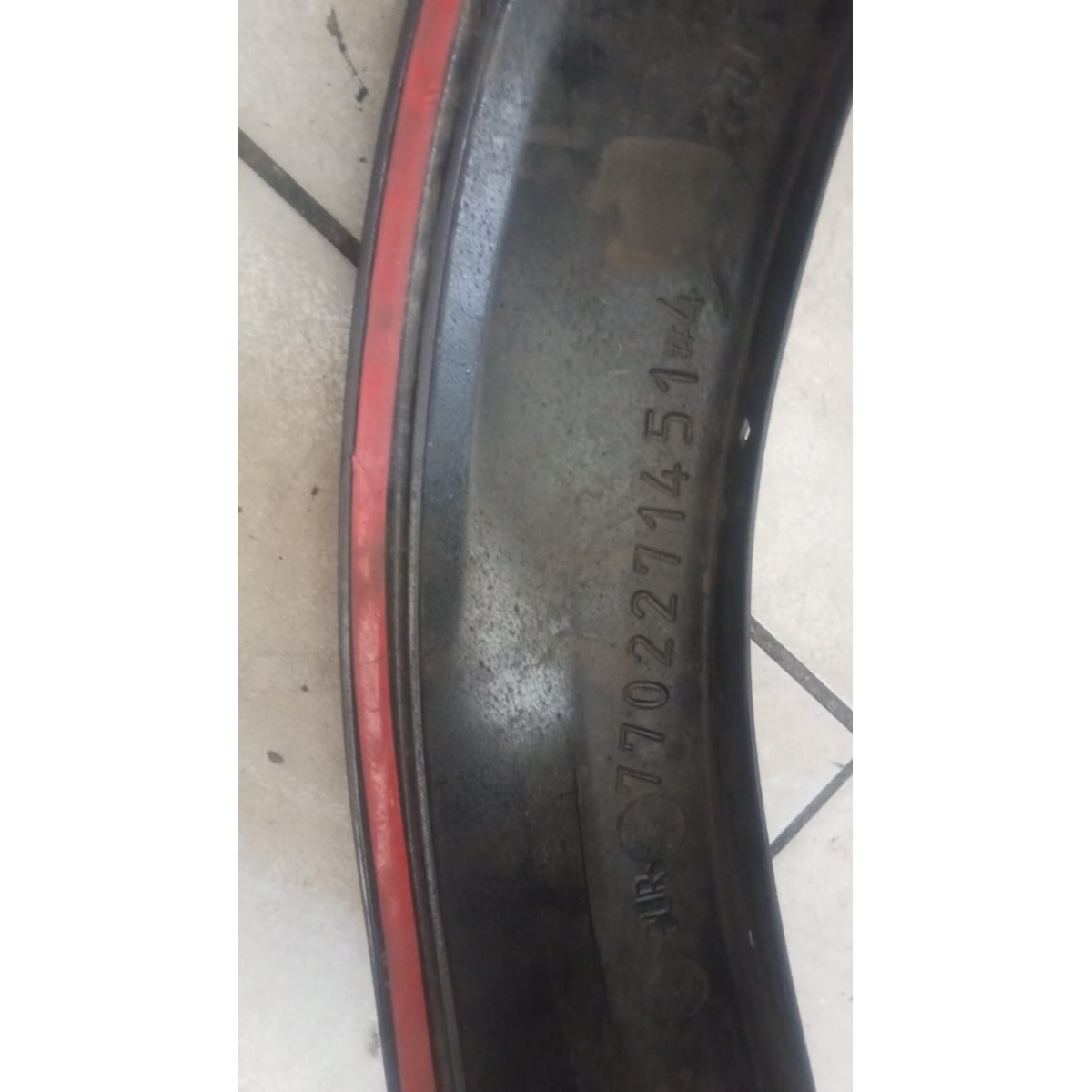 Moldura Do Paralama Traseiro Esquerdo Renault Duster Preto - Imagem 3