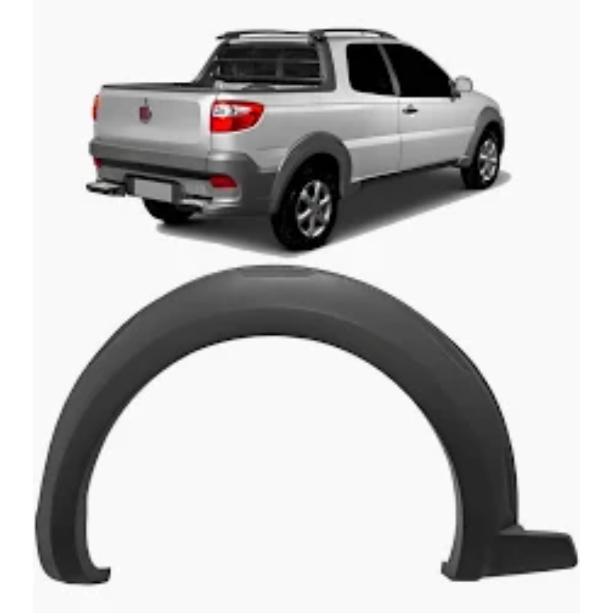 Moldura Paralama Traseiro Fiat Strada