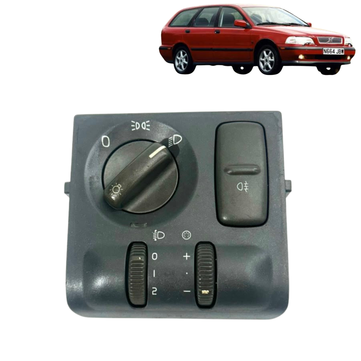 Botão Interruptor Luz Farol Volvo V40 Perua 2.0 1997